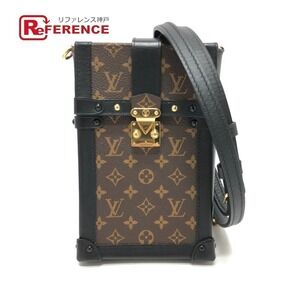 Louis Vuitton Monogram Pochette Trunk Vertical Bag Crossbody Brown